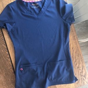 Heart soul scrub top